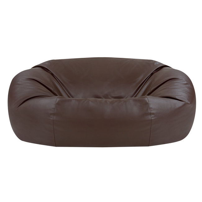 Ophelia & Co. Giant Faux Leather 2Seater Bean Bag Sofa Wayfair.co.uk